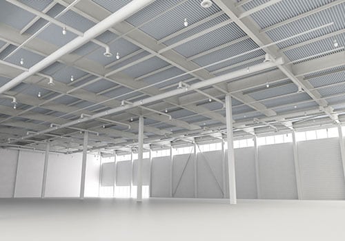 Alderon application on factory - aplikasi alderon pada atap pabrik