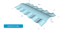 Alderon Twinwall Accessories - Ridgecap ID 860