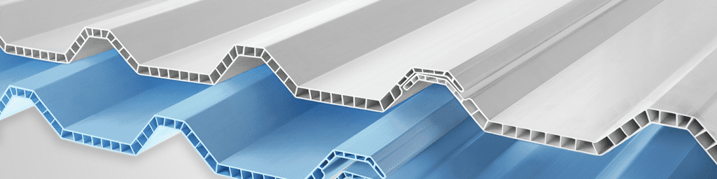 Alderon Twinwall Preview Product Warna Putih dan Biru