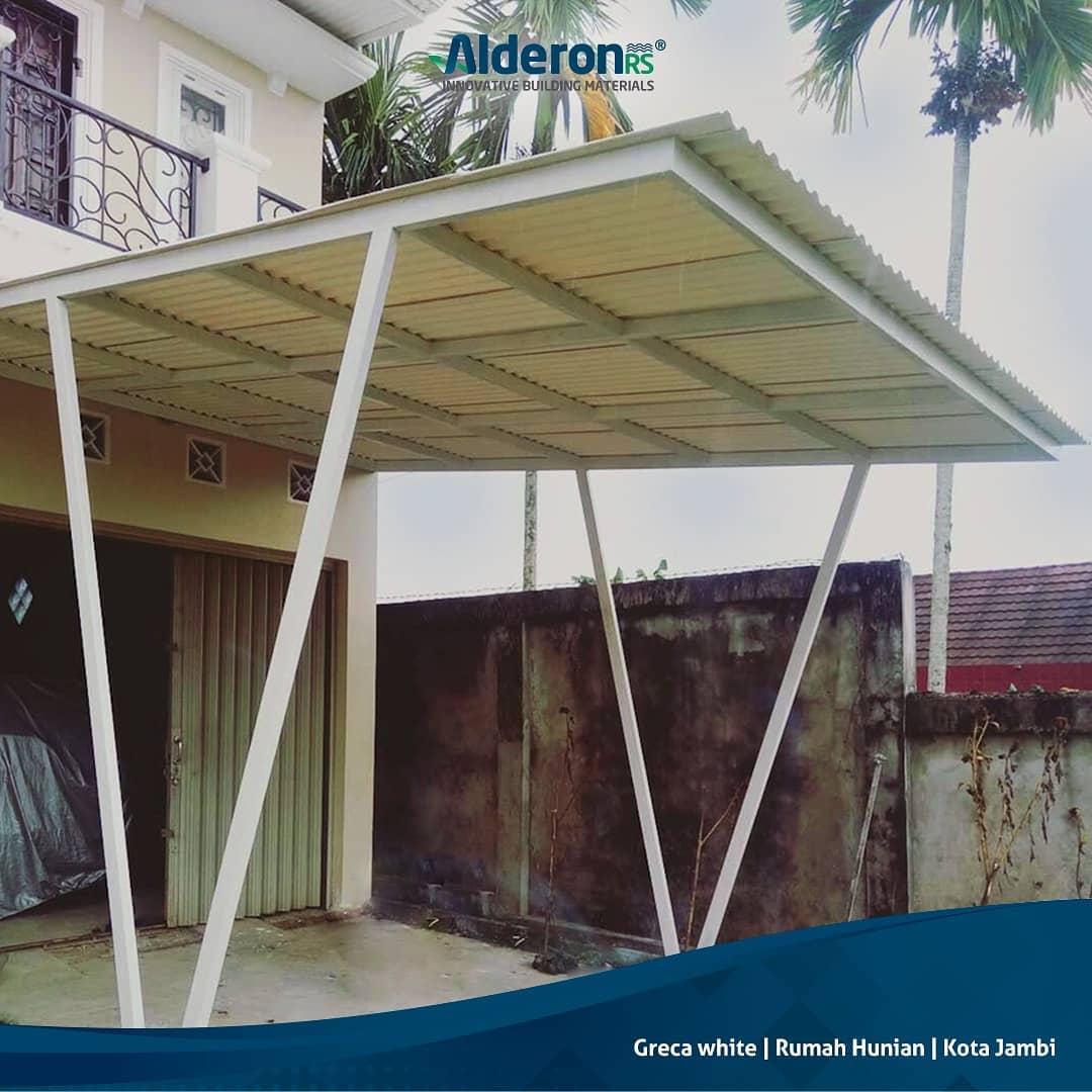Model Atap Kanopi untuk Carport Rumah Minimalis - Alderon RS