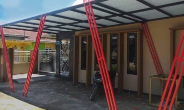 Model Atap Kanopi untuk Carport Rumah - Alderon RS