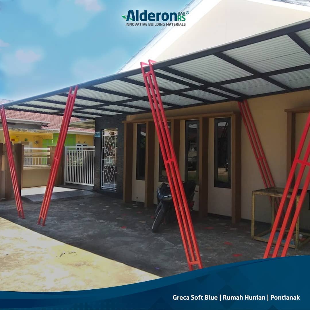 Model Atap Kanopi untuk Carport Rumah Minimalis - Alderon RS