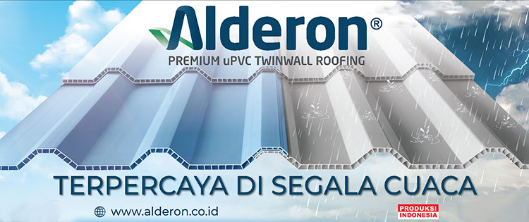 alderon atap plastik gelombang tahan segala cuaca