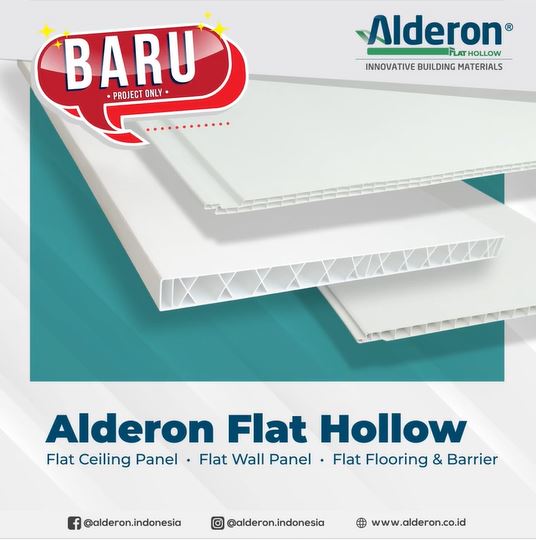 alderon flat hollow flat ceiling wall flooring panel