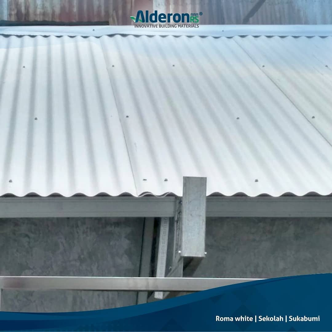 alderon rs roma putih aplikasi atap sekolah di sukabumi