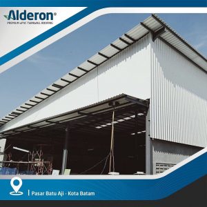 Aplikasi Alderon sebagai Wall Cladding Pasar Batu Aji, Kota Batam