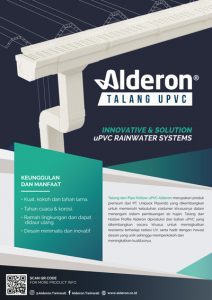 Talang Air Pipa Hollow uPVC Alderon Premium uPVC Talang Air Pipa Hollow uPVC Alderon Premium uPVC
