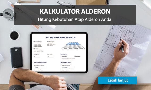 Ukuran Atap Alderon - Alderon