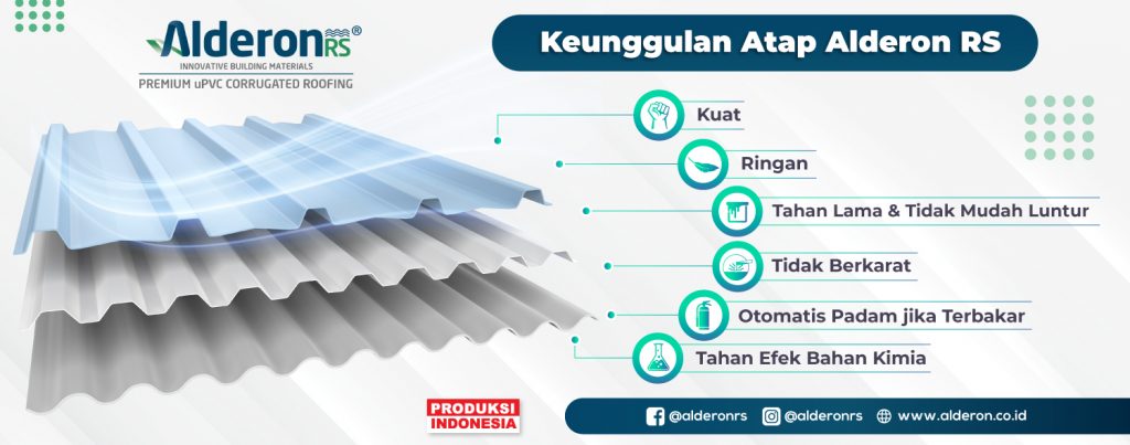 keunggulan atap upvc alderon rs kuat