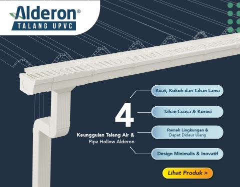 keunggulan talang air dan pipa hollow alderon