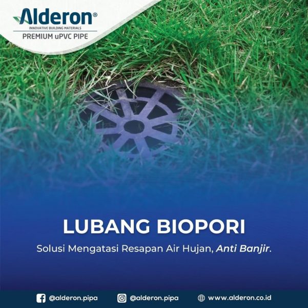 lubang biopori resapan air hujan anti banjir