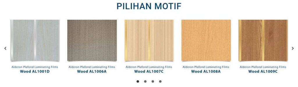 motif plafon pvc upvc alderon plafond