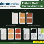 motif plafon upvc alderon plafond