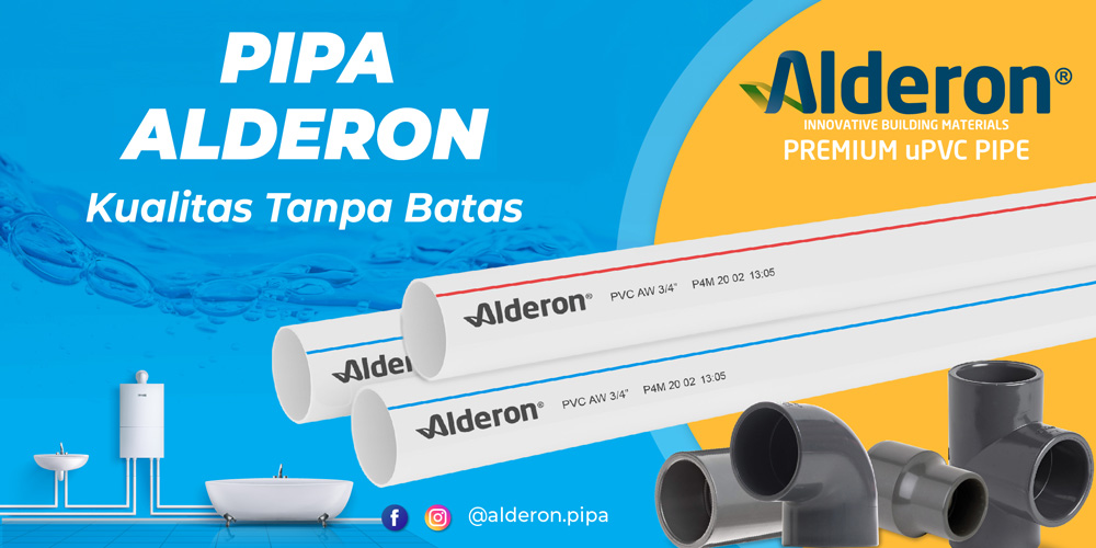 merk pipa air alderon pipa pvc paralon